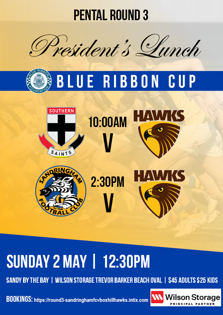 President's Lunch Pental Round 3 Blue Ribbon Cup