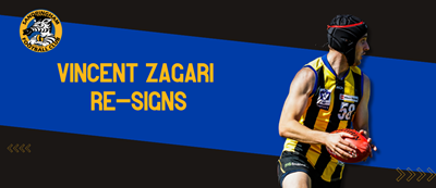 Vincent Zagari re-signs