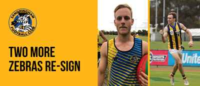 Two more Zebras re-sign