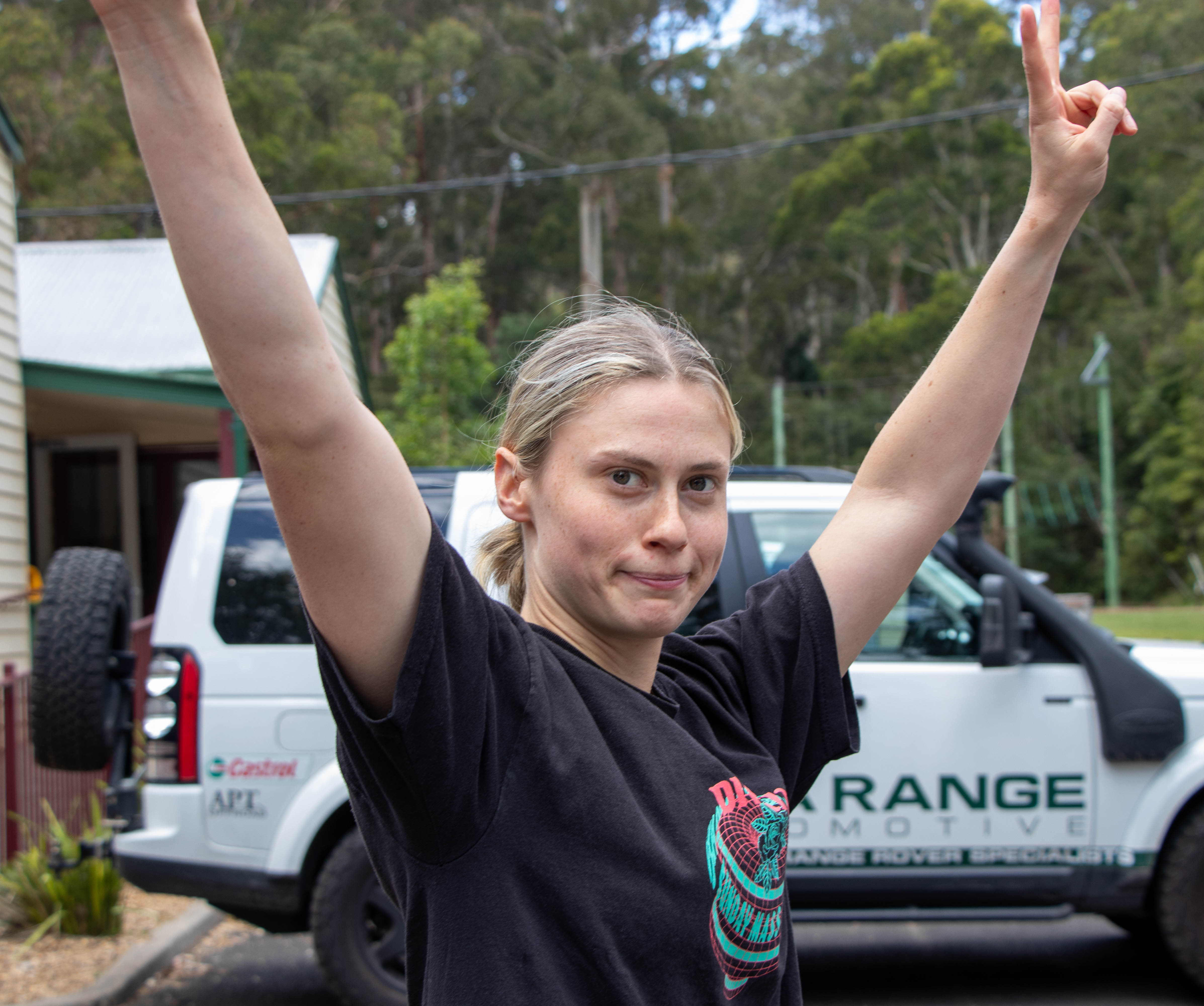 Tessa Boyd enjoying Pre-Season Camp