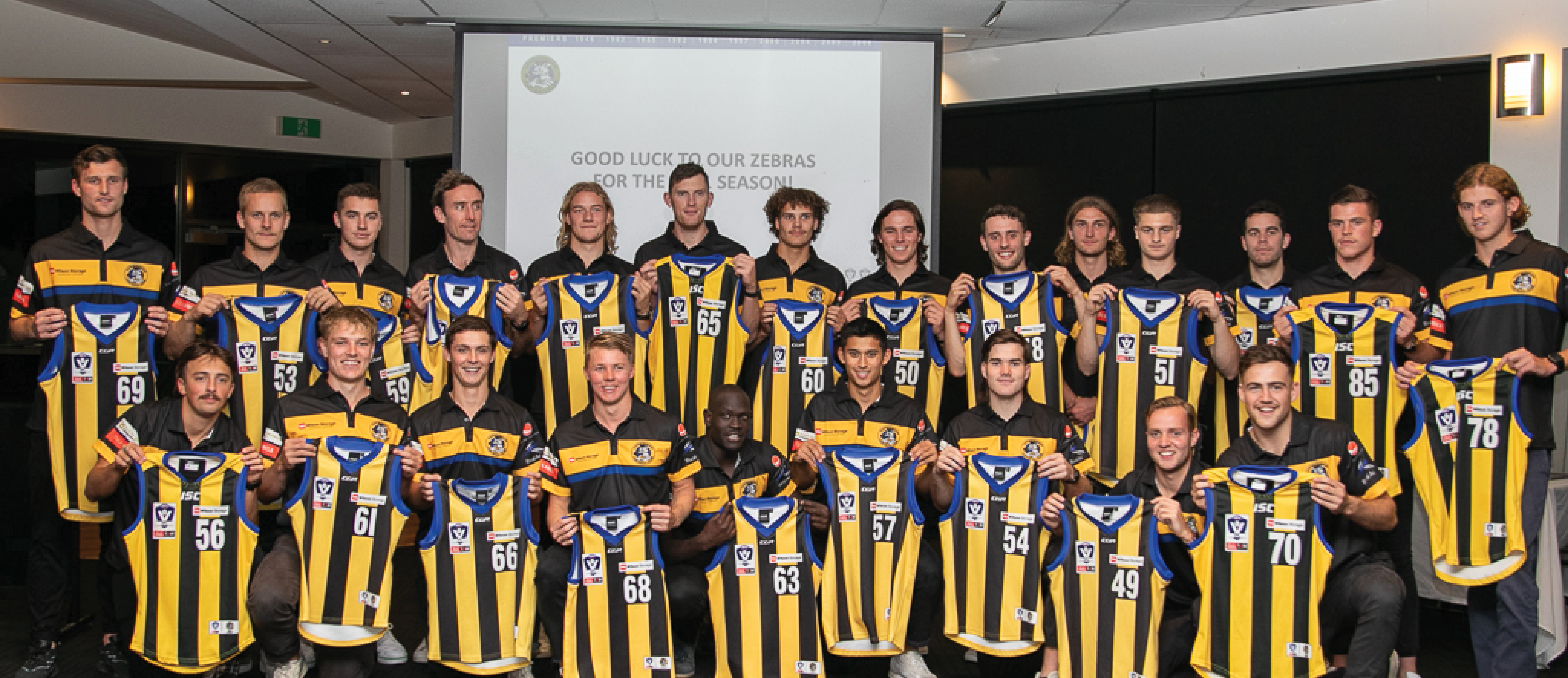 VFL Season Launch 2021 - Player Jumper Presentation